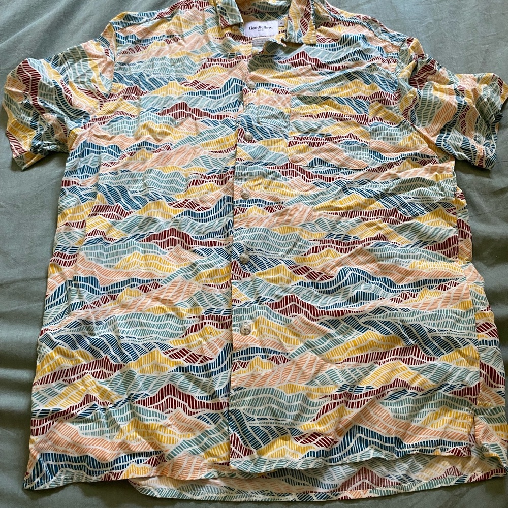 Multicolor Patterned Men's Shirt